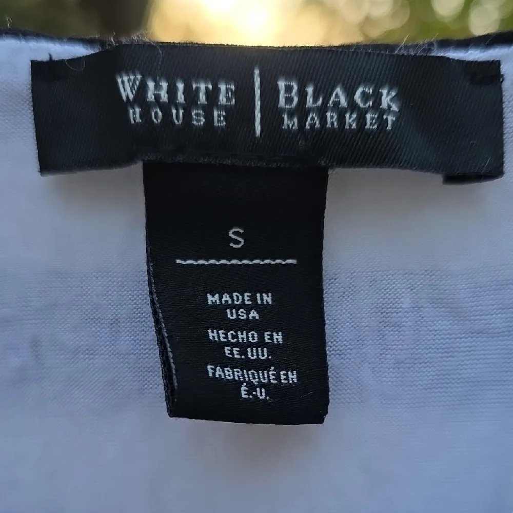 White House Black Market Elegant Black and White Dress - Picture 2 of 3